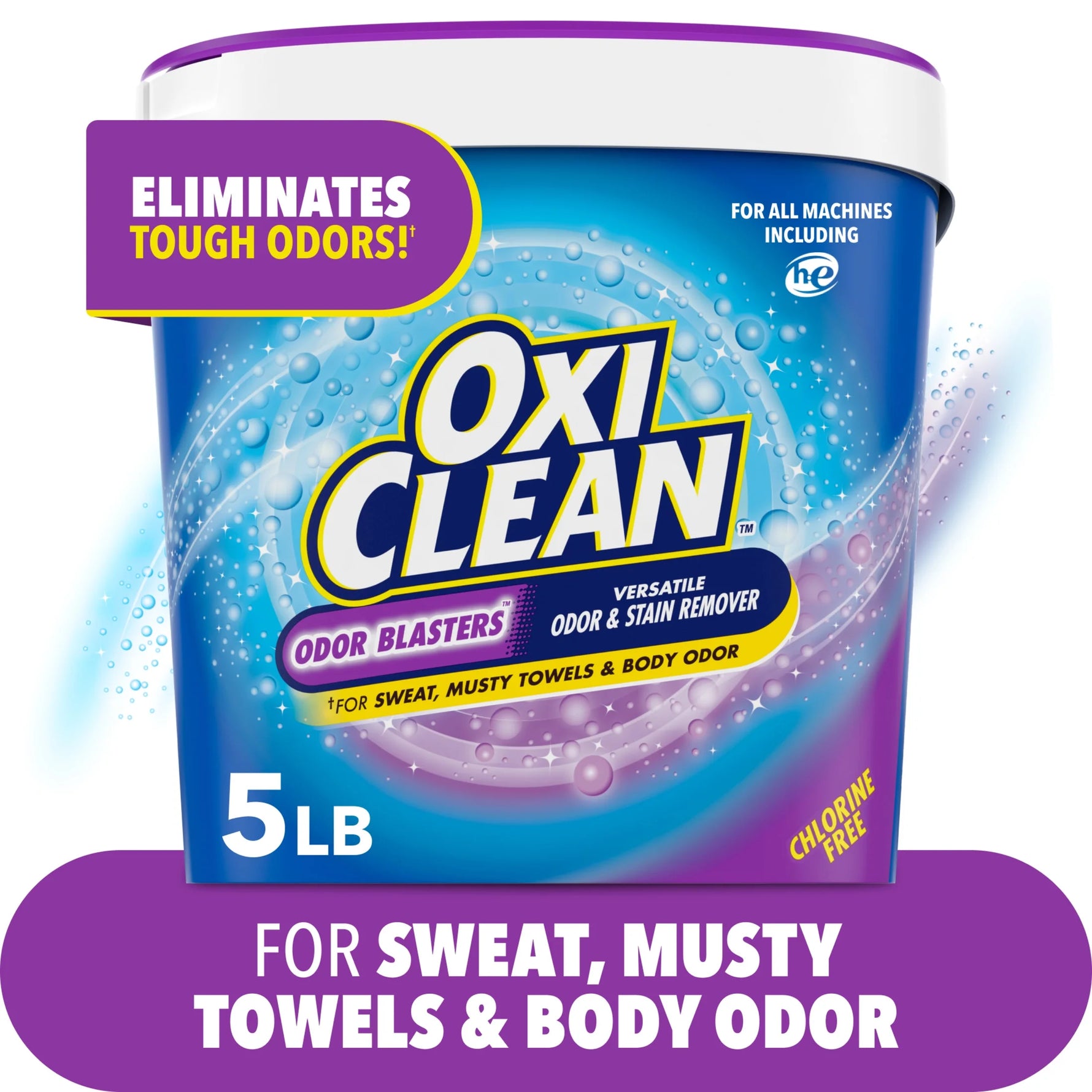 Odor Blasters Versatile Odor and Laundry Stain Remover Powder, 5 Lb