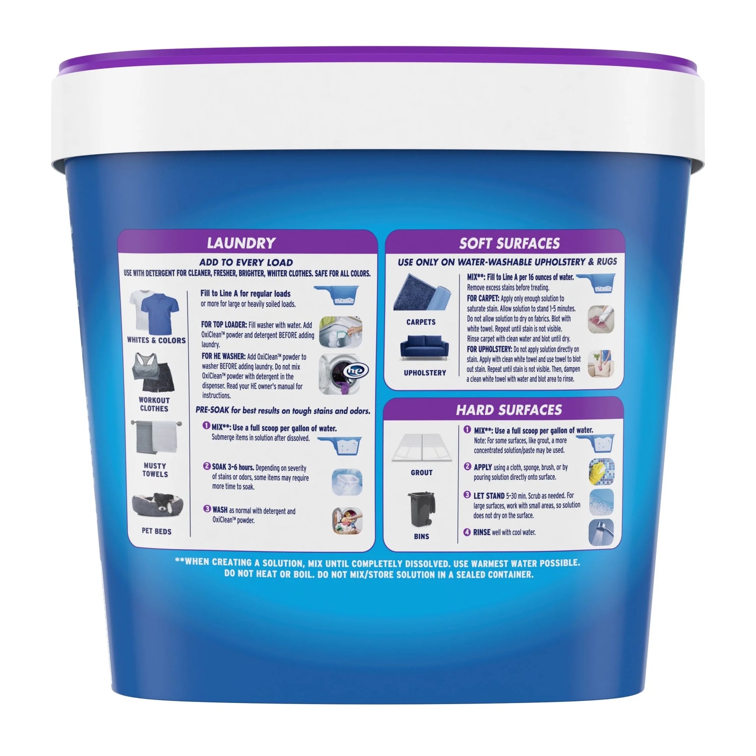 Odor Blasters Versatile Odor and Laundry Stain Remover Powder, 5 Lb