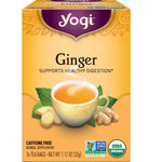 Tea Ginger Tea - 16 Tea Bags per Pack (4 Packs) - Organic Ginger Tea Bags - Digestive Support Tea - Includes Ginger Root, Lemongrass, Licorice Root, Peppermint Leaf & Black Pepper