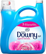 Ultra Laundry Liquid Fabric Softener (Fabric Conditioner), April Fresh, 140 Fl Oz, 190 Loads