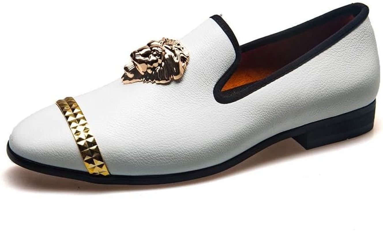 Men Loafers Men Luxury Wedding Dress Shoes Black Fashion Party Shoes for Men
