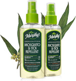 Mosquito & Tick Bug Repellent Spray, Oil of Lemon Eucalyptus for Skin + Outdoor Gear, Deet-Free, 4 Ounce Pump, 2-Pack