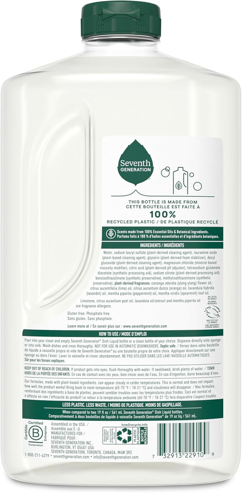 Hand Dish Wash Refill, Lavender Floral & Mint, 3Pk 50Z