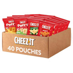 Cheese Crackers, Baked Snack Crackers, Lunch Snacks, Variety Pack (40 Pouches)