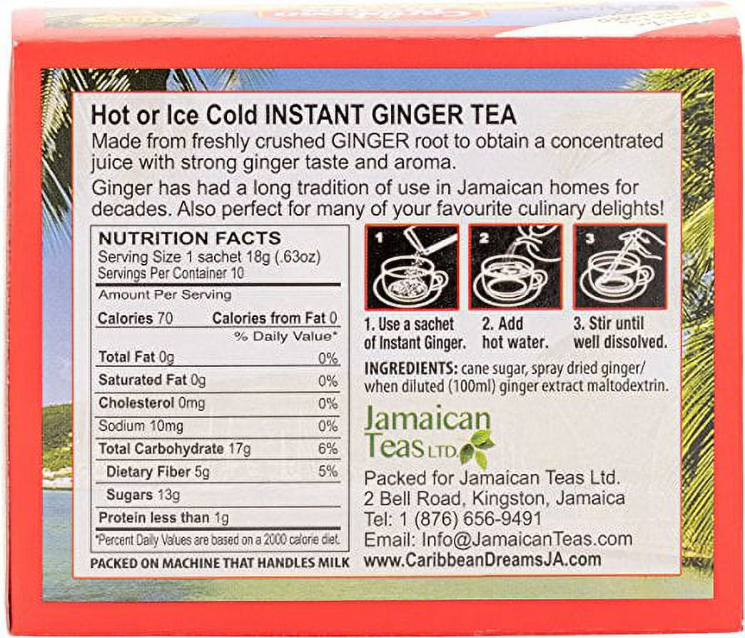 Instant Ginger Tea 10 Sachets