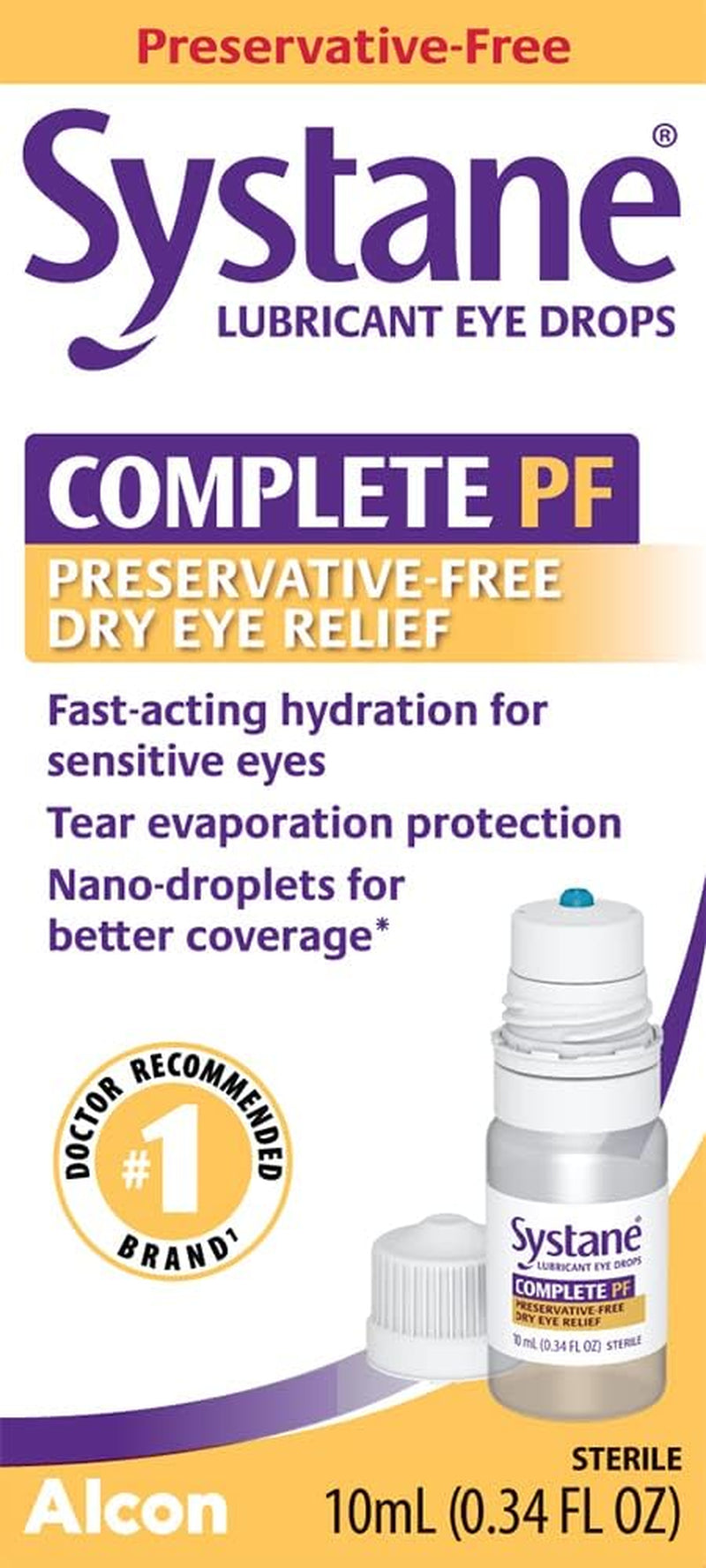 COMPLETE PF Multi-Dose Preservative Free Dry Eye Drops 10Ml