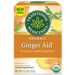 Organic Ginger Aid Digestive Tea, 16 Tea Bags (Pack of 1)