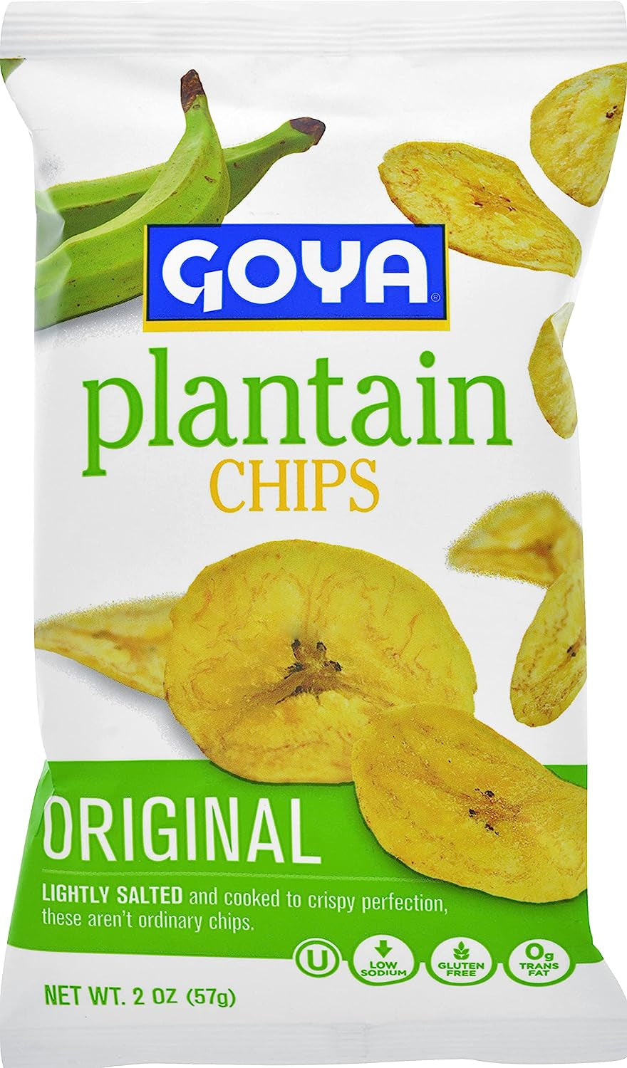 Foods Plantain Chips, Original, 2 Ounce (Pack of 20)