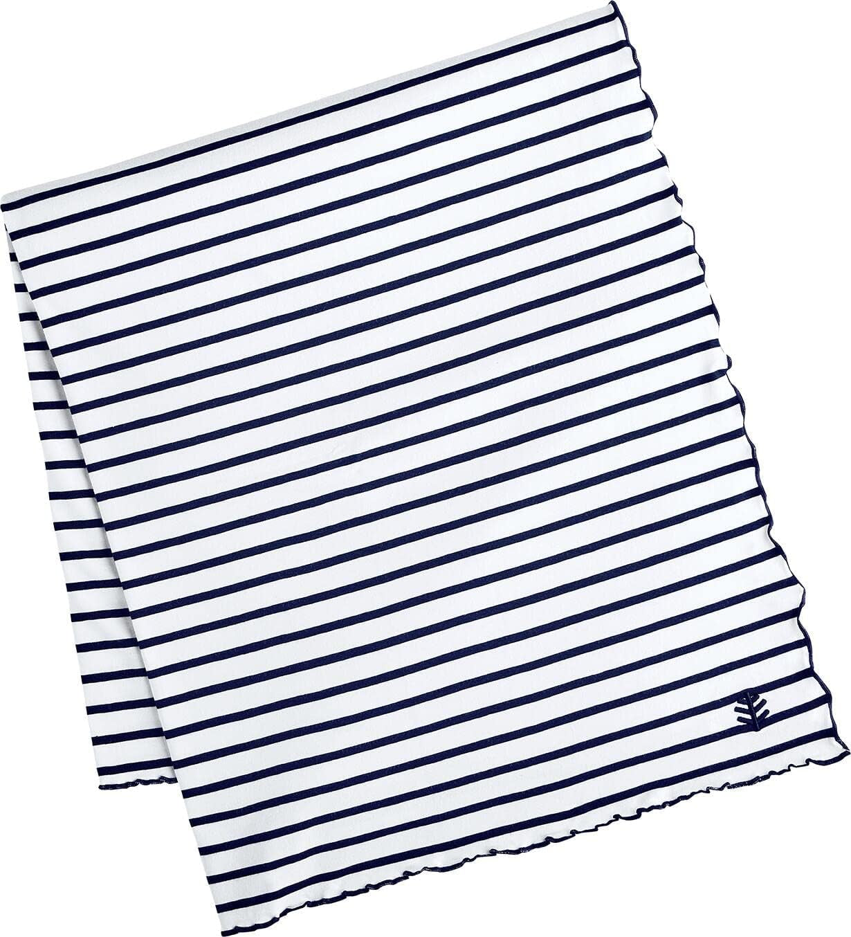 UPF 50+ Savannah Sun Blanket - Sun Protective (One Size- White/Navy)