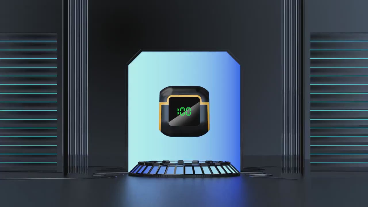 2024 InEar Wireless Earbuds with LED Display  Touch Controls