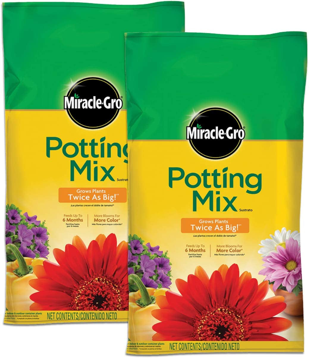 Potting Mix, 16 Qt., 2-Pack