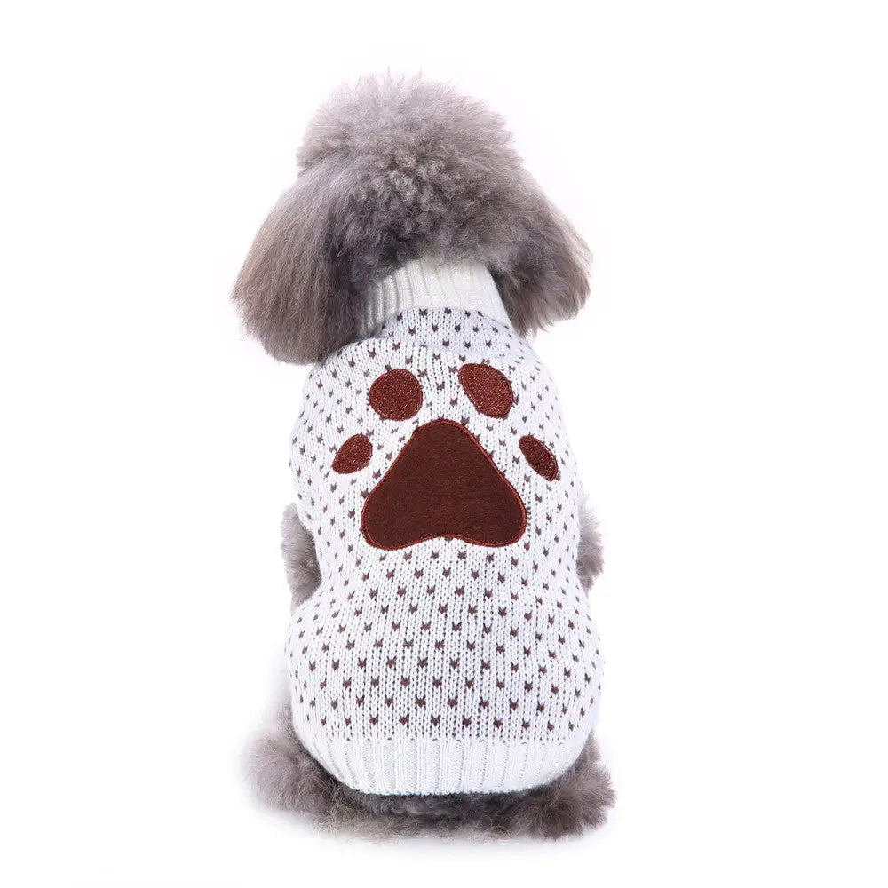 Christmas Snowflake Dog Sweater