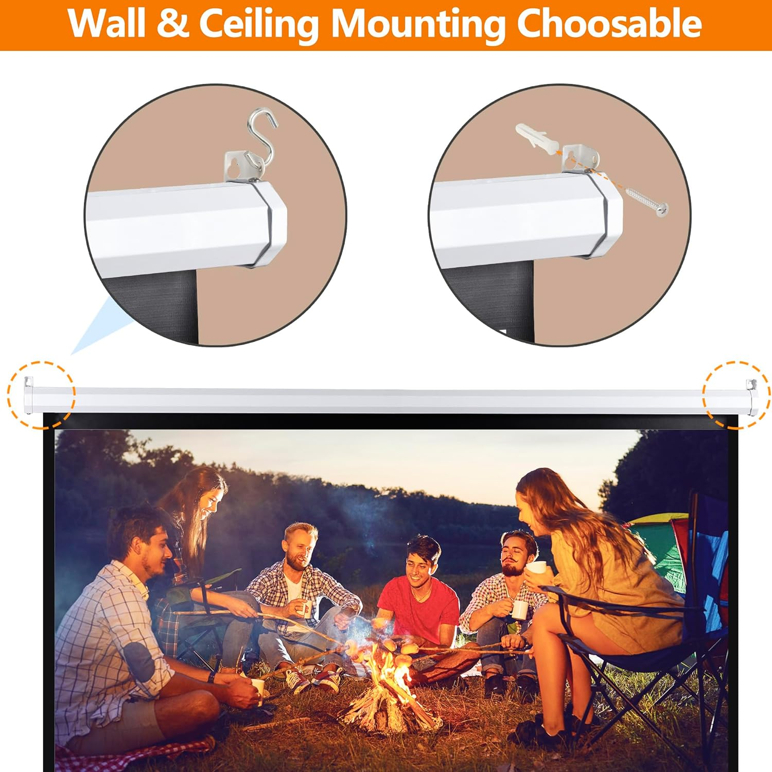 Projector Screen Pull Down