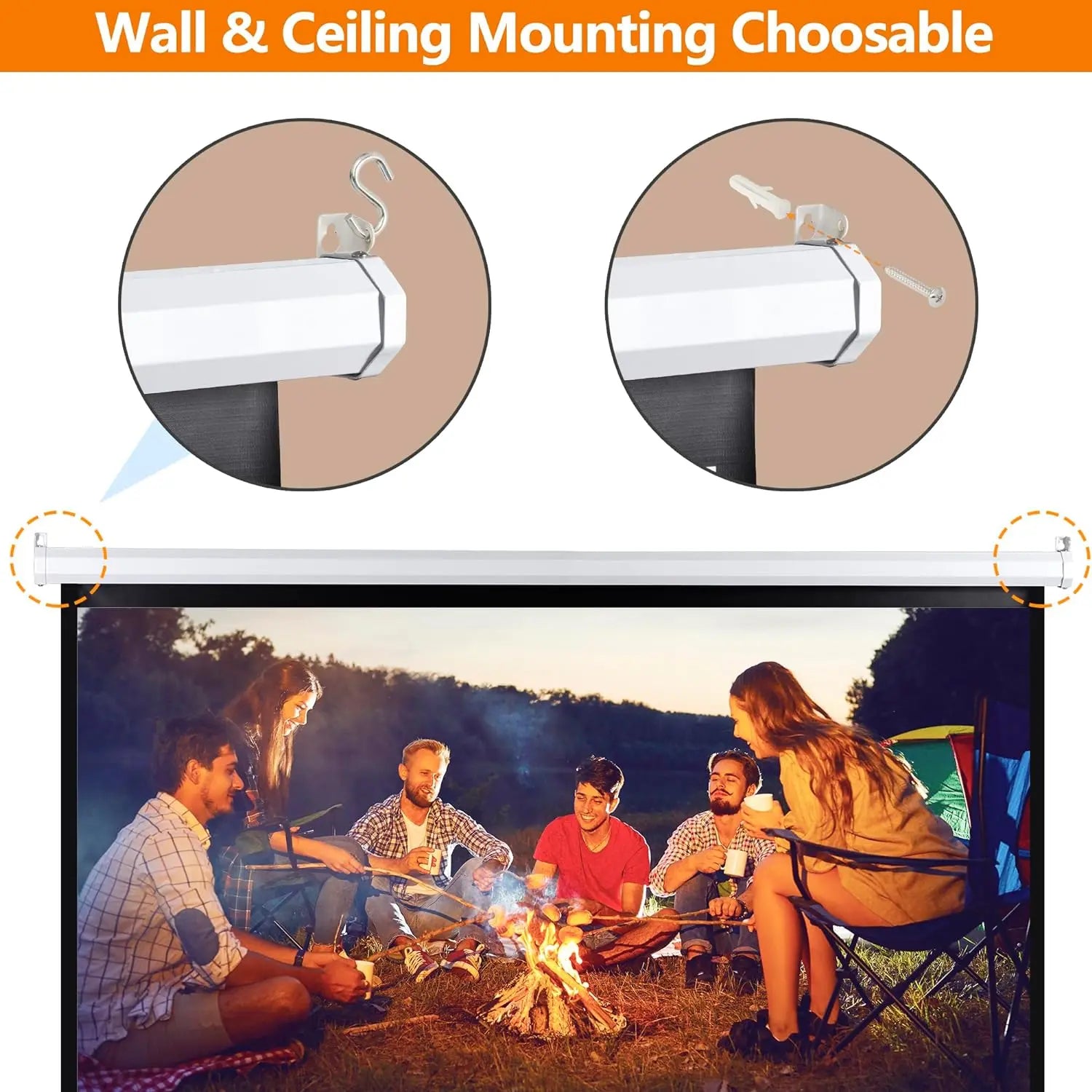Projector Screen Pull Down