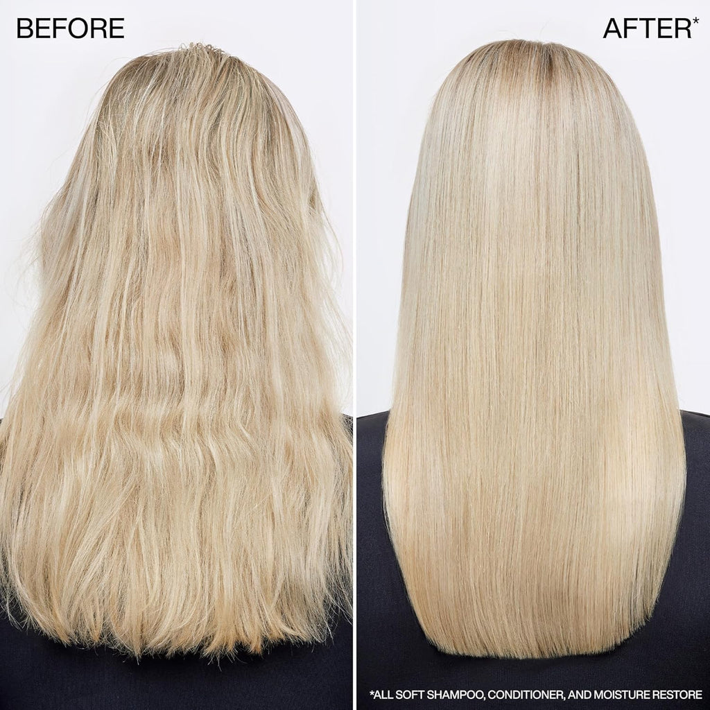 Redken All Soft Conditioner - Moisturizes & Hydrates Dry, Brittle Hair, Softens, Smooths & Adds Hair Shine, Conditioner & Detangler
