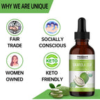 Graviola Leaf Extract, Organic Soursop Guanabana Leaves Liquid, 98% Absorption-1 Fl Oz