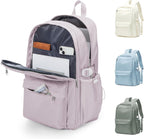 School Backpack for Teen Girls Lightweight College Backpack Women Travel Backpacks Waterproof High School Bookbag for Men Classic Casual Daypacks(Purple)