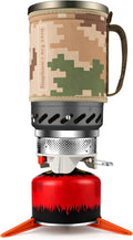Gen Camping Stove Cooking System | Portable Camping Backpacking Jet Burner | Fast and Safe Hiking Stove