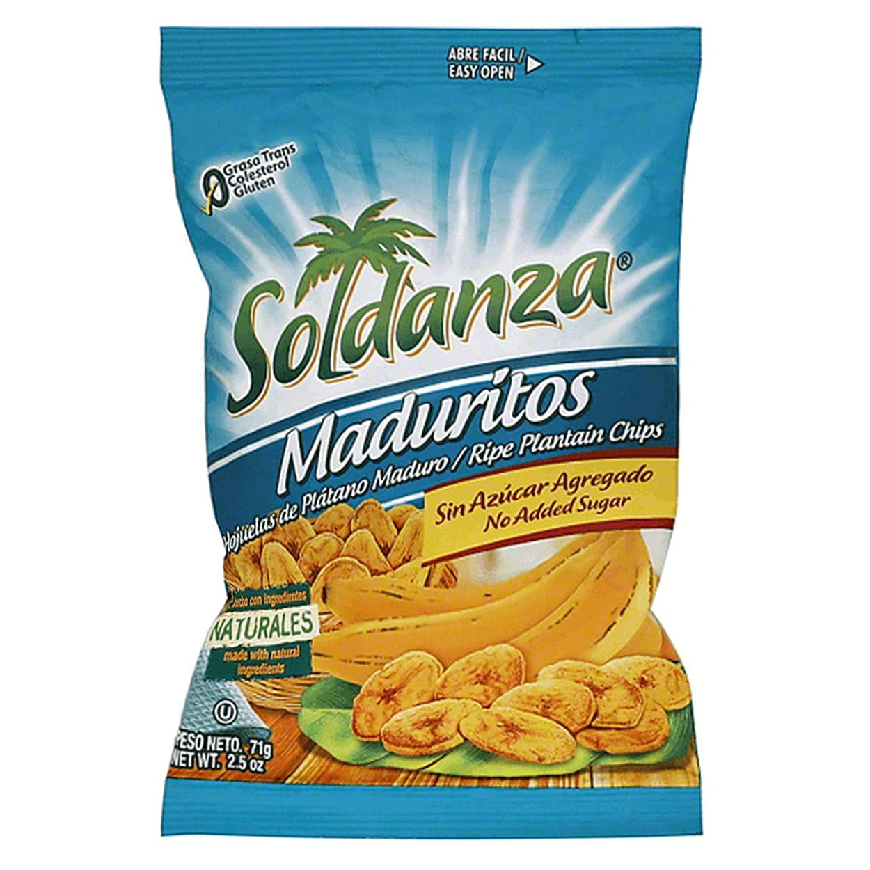 Father'S Day Journey of Snacks "International Snack" Soldanza Plantain Chips Variety Pack 2.5Oz (Pack of 6) (6 Mix)