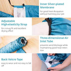 Dog Drying Bag – Quick Dry Pet Hair Drying Suit for Small Medium Large Dogs and Cats, 360° Air Circulation Grooming Accessory for Blow Drying (Small)