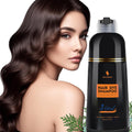Hair Dye Shampoo for Gray Hair-Chestnut Brown Hair Color Shampoo,4 in 1 Easy to Use Natural&Long Lasting Looking Ammonia Free