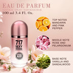 717 Sexy Women Fragrance for Women Eau De Parfum Natural Spray Sweet Scent, 3.4 Fl Oz