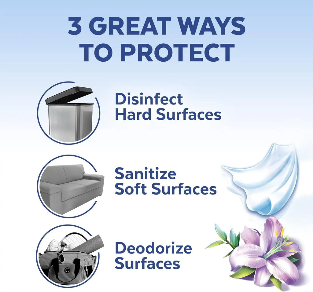 2X19Oz Crisp Linen + 2X19Oz Early Morning Breeze Disinfectant Spray Bundle