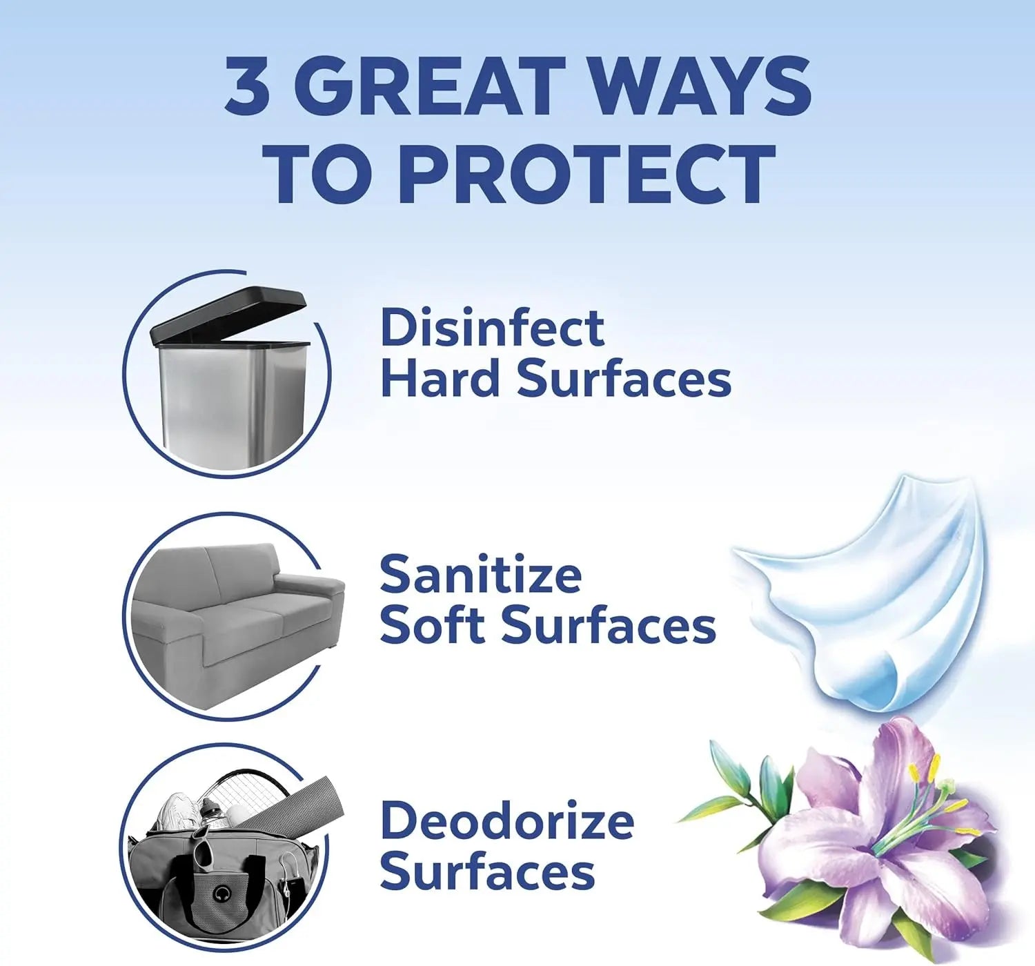 2X19Oz Crisp Linen + 2X19Oz Early Morning Breeze Disinfectant Spray Bundle