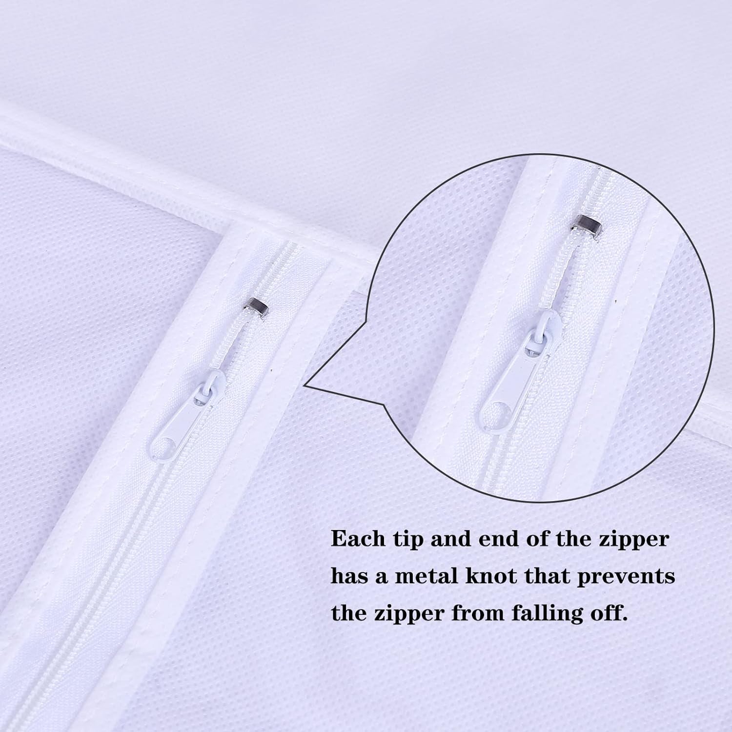 Wig Bag Wig Storage Hair Extension Holder Hair Extension Storage Wig Bags Storage with Hanger Wig Storage for Multiple Wigs Hanger Hair Extensions, Wigs & Accessories (3PCS/WHITE)