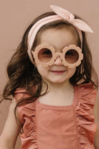 Sunglasses for Kids round Flower Cute Glasses UV 400 Protection Children Girl Boy Gifts