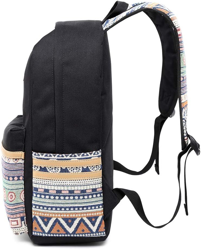 Lightweight Kids Backpacks for School Bag Canvas Small Travel Backpacks for Women Girls Boys Bookbag Toddler Back Pack