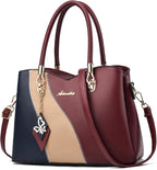 Purses and Handbags for Women Tote PU Leather Ladies Satchel Top Handle Crossbody Shoulder Bag | PU Leather