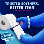Ultra Soft Cushiony Touch Toilet Paper, 24 Family Mega Rolls = 123 Regular Rolls