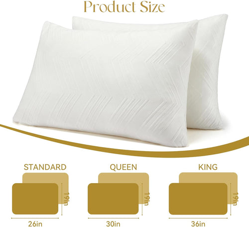 Adjustable Pillows, Queem Size Bed Pillows for Sleeping, Memory Foam Pillows - Medium Firm Back, Stomach and Side Sleeper Pillows