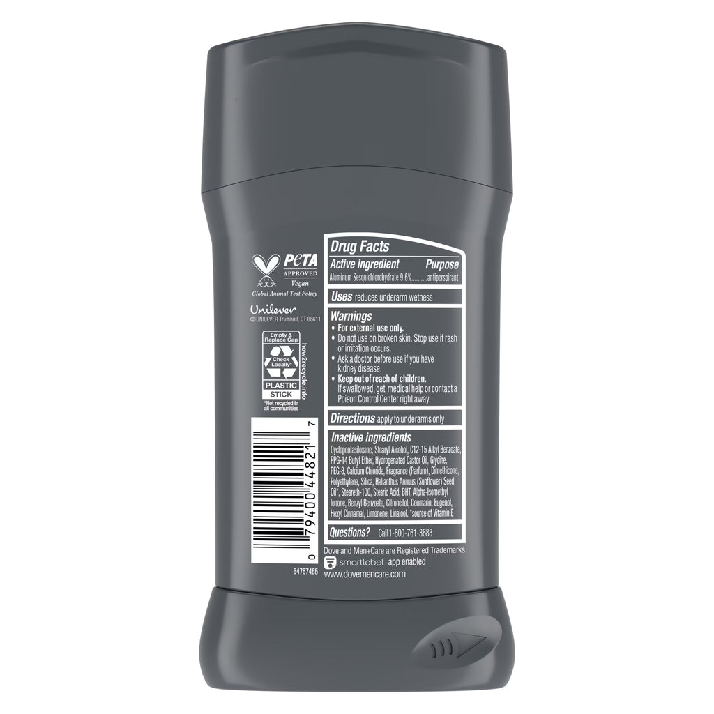 Stain Defense Long Lasting Men'S Antiperspirant Deodorant Stick, Cool, 2.7 Oz Twin Pack