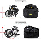 20/26Inch Folding Bike Bag Waterproof Biycle Travel Case Carrying Case Outdoors Bike Transport Bag for Car Train Air Travel