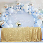 Sequin Tablecloth, 60X102 Inch Gold Rectangle Glitter Table Cover for Cake Dessert Exhibition Party Birthday Events