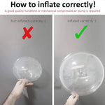 Cold White 6Pc LED Light up Balloon with Sticks, Stands and Batterys, Centerpieces for Party No Helium Required DIY Kit (Cold White)