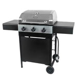 Stainless Steel 3-Burner Liquid Propane Gas Grill