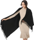Women'S Winter Scarf Large Pashmina Shawls and Wraps | Formal Warm Soft Shawl Wrap for Evening Dress Wedding Bridal Bridesmaid Travel Birthday Christmas Mothers Day Gifts