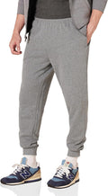 Men'S Relaxed Fit Fleece Joggers Sweatpants with Drawstring Waist, Tapered Leg, Ribbed Cuffs, Brushed Interior