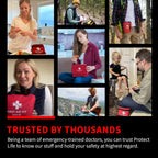Survival First Aid Kit for Home/Business, Camping Kits 160Pcs | Mini Travel First Aid Kit | Camping Equipment | Small Kits for Car | Outdoor Emergency Survivals Pack - 160Pcs