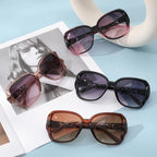 4 Pcs Women Large Sunglasses, UV 400 Glasses Oversized Classic Trend Ladies Sunglasses Sparkling Large Frame