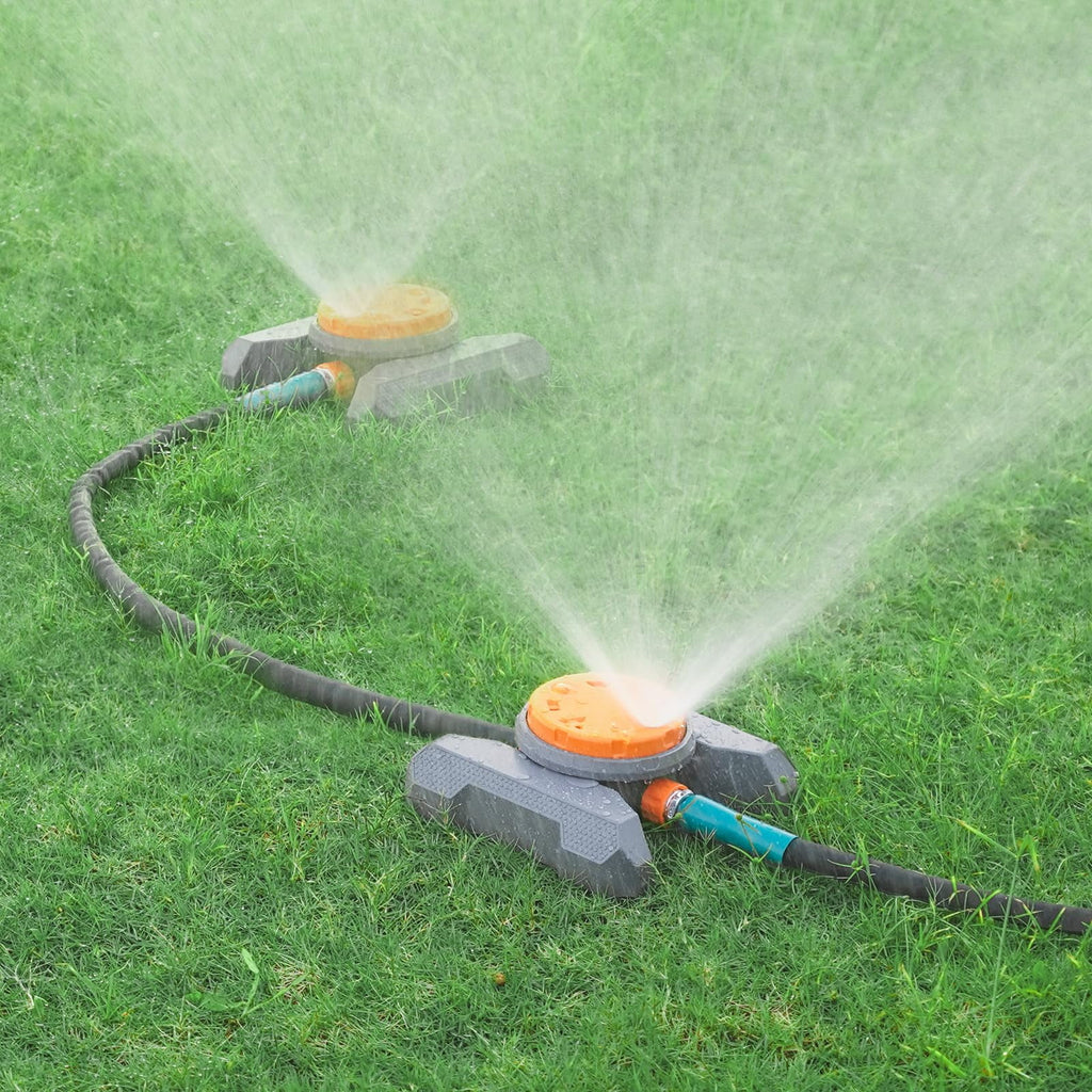 8-Pattern Sprinklers for Yard, Lawn Water Sprinkler for Watering Small and Large Garden, Yard and Lawn