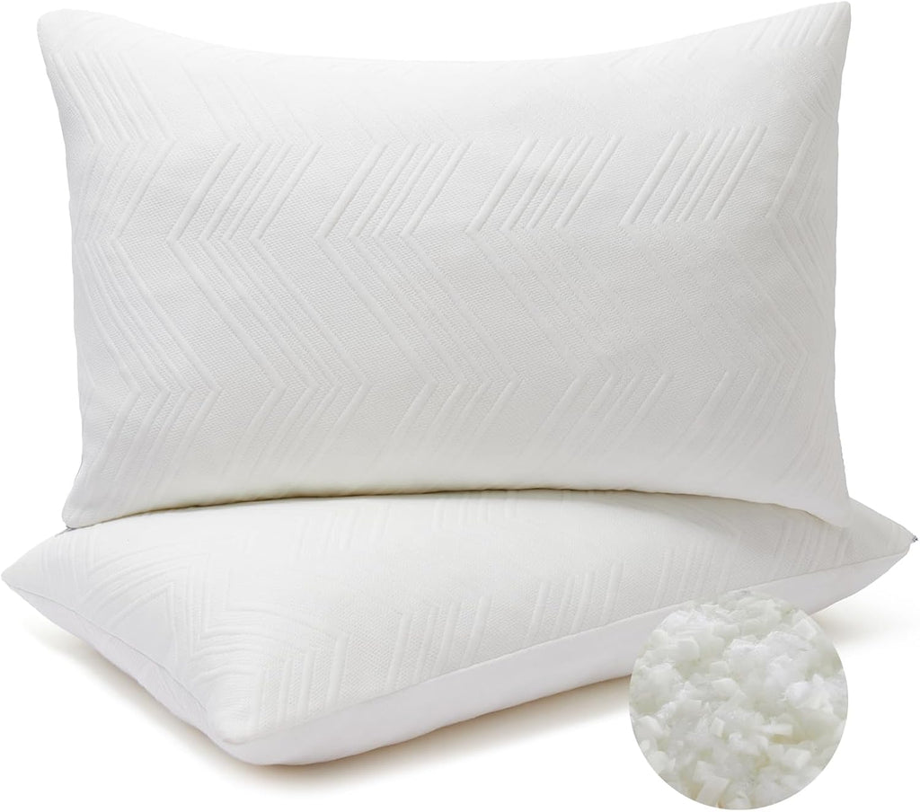 Adjustable Pillows, Queem Size Bed Pillows for Sleeping, Memory Foam Pillows - Medium Firm Back, Stomach and Side Sleeper Pillows