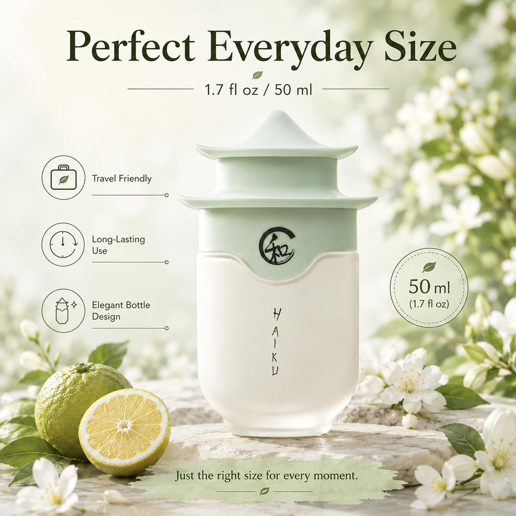 Haiku Eau De Parfum for Women – Nature Inspired Women’S Fragrances – Fresh Green Floral Long Lasting Perfumes for Women with Japanese Yuzu – 1.7 Fl Oz Womens Signature Perfume for Daily Zen Wear