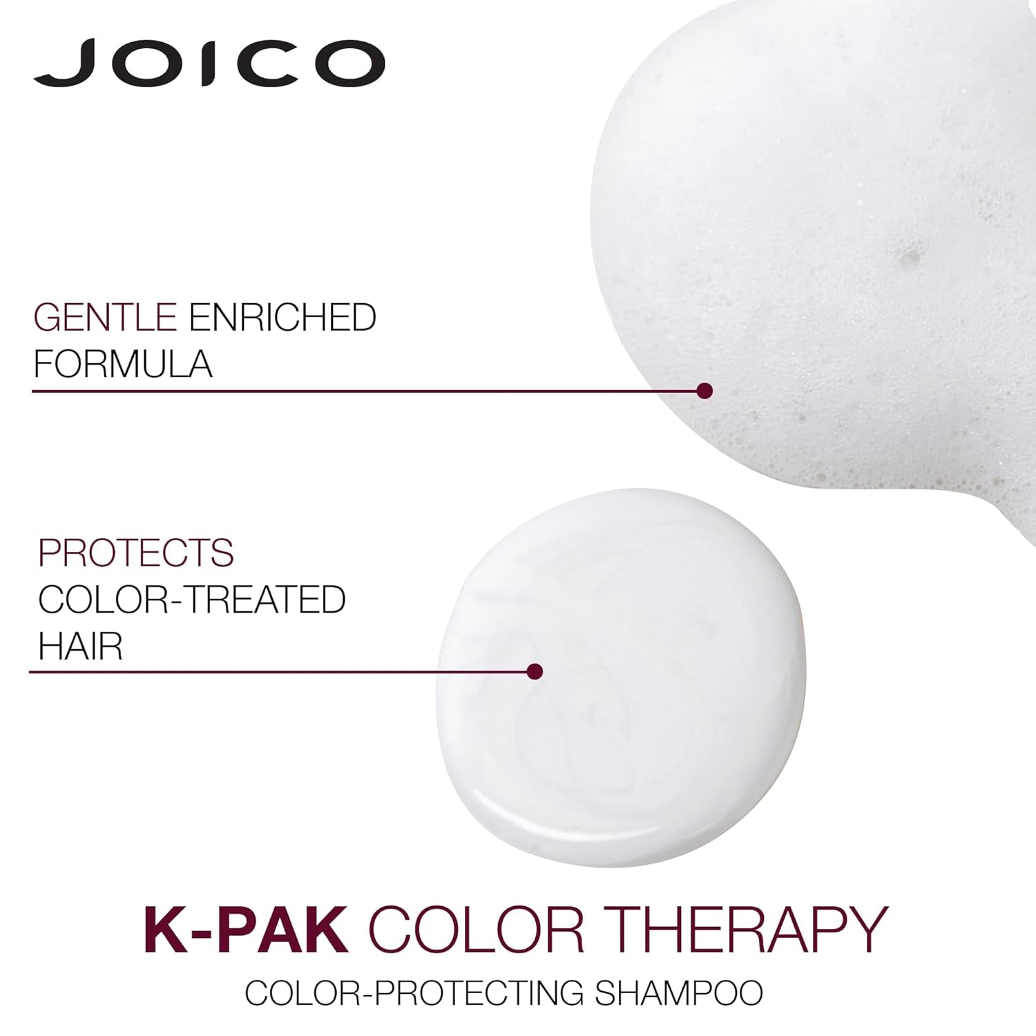 Joico K-PAK Color Therapy Color-Protecting Shampoo & Conditioner Set | for Color-Treated Hair | Boost Shine | Improve Elasticity | Repair Breakage | Rebuild Damaged Hair | with Keratin & Argan Oil