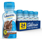 Original Diabetes Care Shake, Rich Chocolate, Diabetic Meal Replacement to Support Blood Sugar Management, 10G Protein, 180 Calories, Ready to Drink, 8-Fl-Oz Bottle, 24 Pack