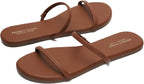 Summer Sandals for Women with Memory Foam Insole (Transition) | Memory Foam Insole; Beach Flip Flops; Non-Slip Sole; Lightweight Double Straps; Summer Sandals for Women; Everyday Comfort