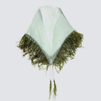 2 Yards Natural & Soft Ostrich Feathers Fringe Trims Ribbon - Used for Dress, Sewing Decoration, Craft Clothing, Boots, Wedding Decoration, DIY, Etc (Dark Green)